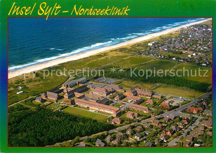 Westerland Sylt Nordseeklinik Fliegeraufnahme