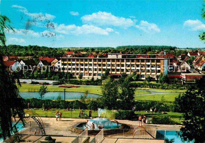Bad Rappenau Kraichgau Sanatorium mit Sprudelbrunnen