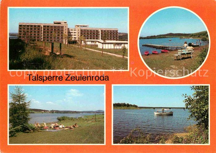 Zeulenroda-Triebes FDGB Erholungsheim Talsperre Zeulenroda Bootsverleih Strandba