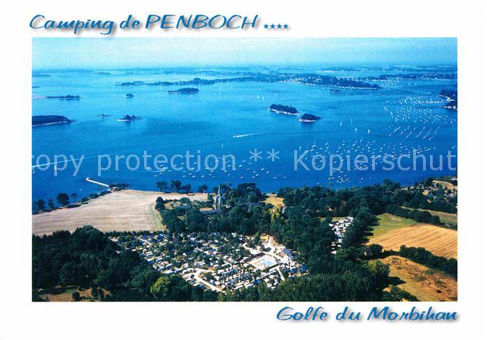 Arradon Camping de Penboch Fliegeraufnahme