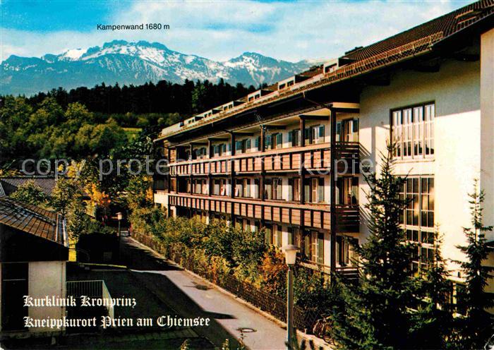 Prien Chiemsee Kurklinik Kronprinz mit Kampenwand