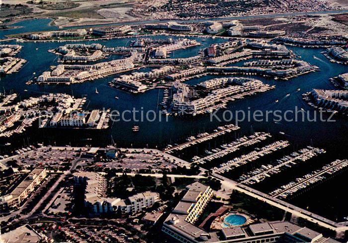 Port Camargue Vue generale aerienne