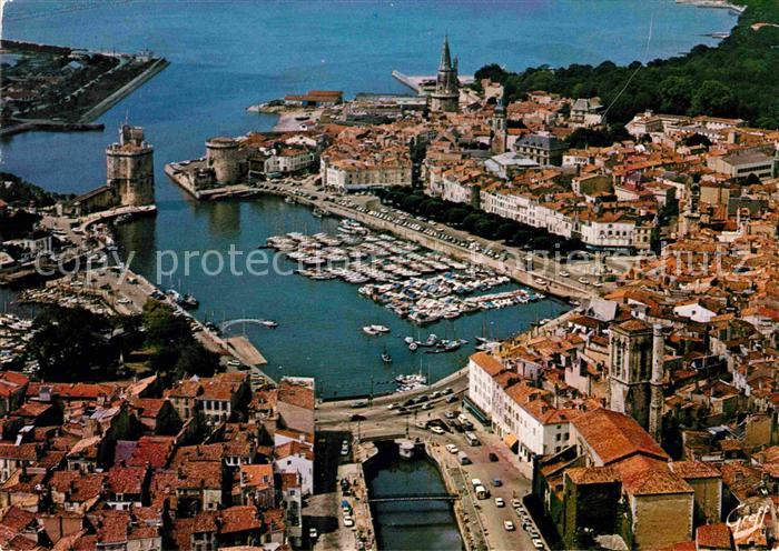 La Rochelle Charente-Maritime Vue aerienne Eglise Saint Sauveur Tours Saint Nico