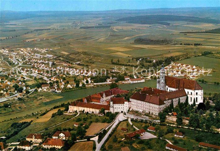 Neresheim Fliegeraufnahme Benediktinerkloster