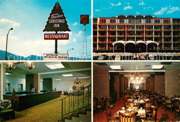 Caryville Tennessee Thacker Christmas Inn Rezeption Gastraum