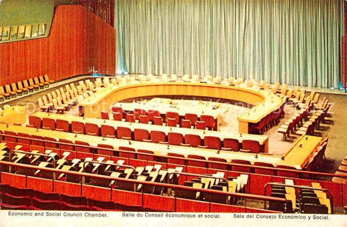New York City United Nations Economic and Social Council Chamber