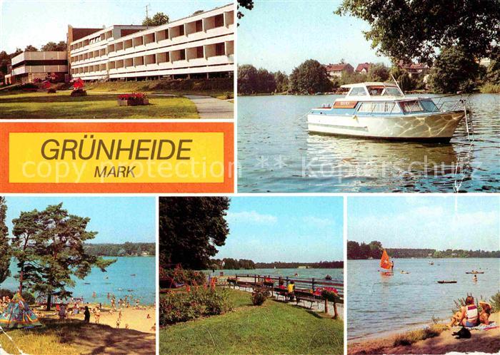 Gruenheide Mark Erholungsheim am Werlsee Partien am Peetzsee