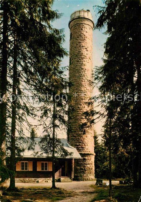 Triberg Schwarzwald Stoecklewaldturm mit Rasthaus