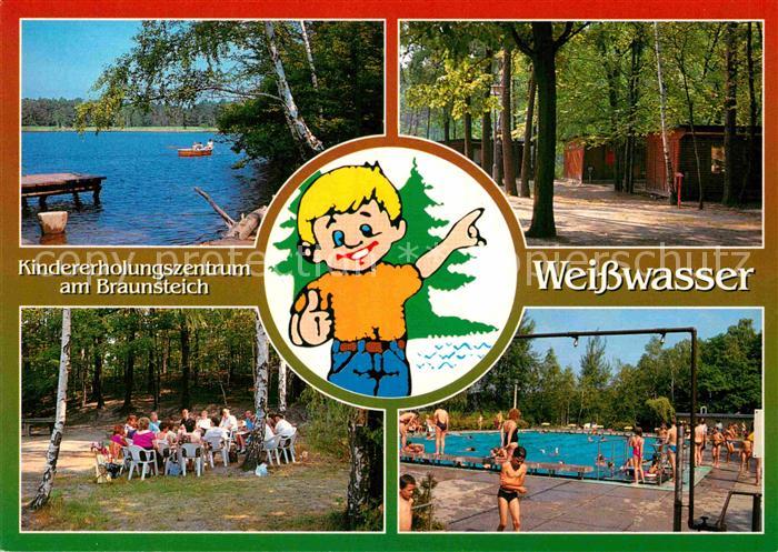 Weisswasser Oberlausitz Kindererholungszentrum Am Braunsteich mit Gaststaette Sc