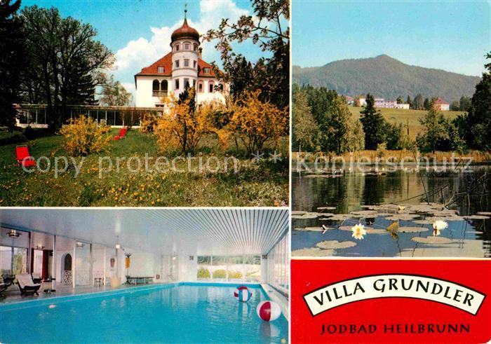 Bad Heilbrunn Pension Villa Grundler Hallenbad Schwanenteich