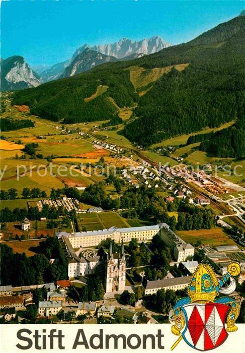 Admont Steiermark Benediktinerstift Fliegeraufnahme