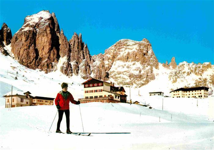 Passo Gardena Gasthaus Groednerjoch Skigebiet