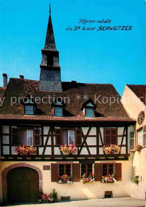 Kaysersberg Haut Rhin Maison Natale du Dr. Albert Schweitzer