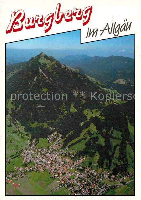 Burgberg Allgaeu Fliegeraufnahme