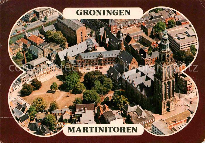 Groningen Martinitoren Fliegeraufnahme