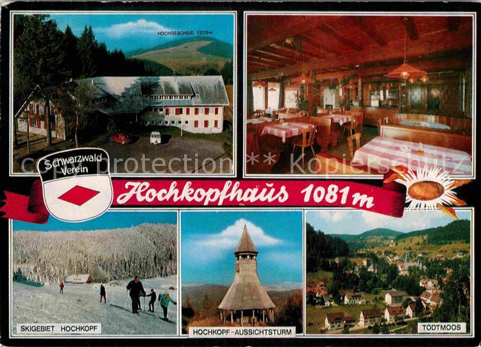 Todtmoos Schwarzwald BW Hochkopfhaus