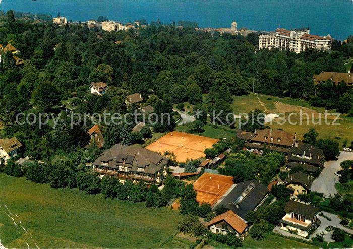 Evian-les-Bains Haute Savoie Fliegeraufnahme La Verniaz et ses Chalets