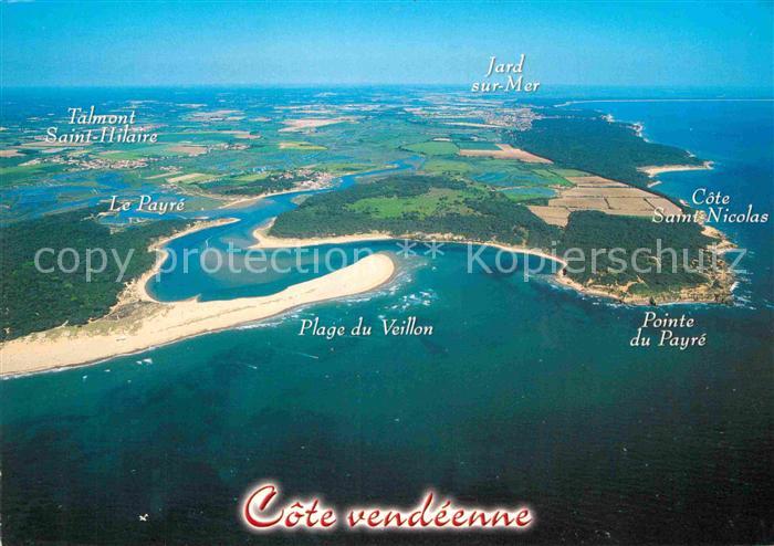 Payre Cote Vendeenne Fliegeraufnahme