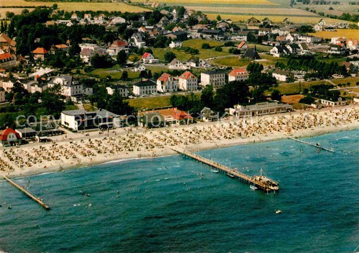 Dahme Ostseebad Fliegeraufnahme mit Strand