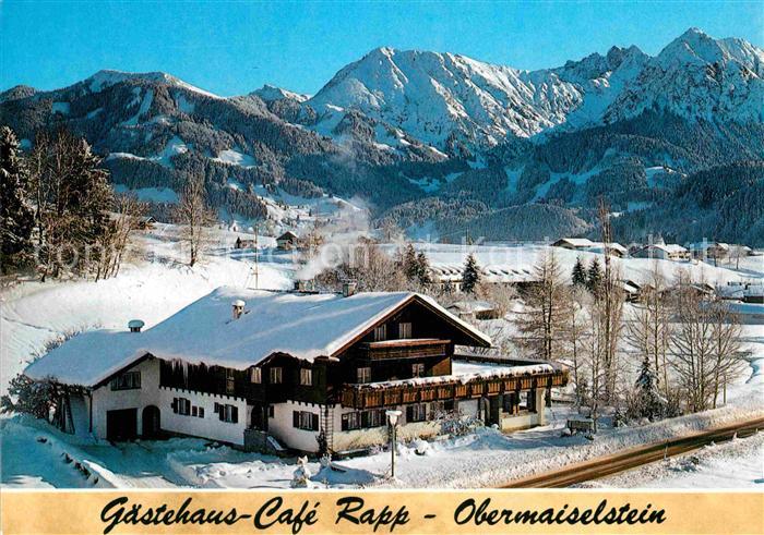 Obermaiselstein Gaestehaus Cafe Rapp