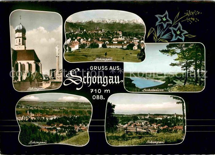 Schongau Kirche Teilansichten Lechstausee