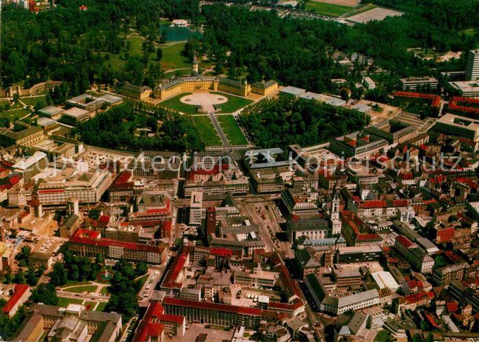 Karlsruhe Baden Fliegeraufnahme Schloss