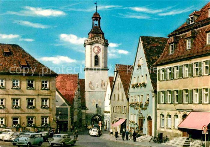 Weissenburg Bayern Marktplatz Stadttor