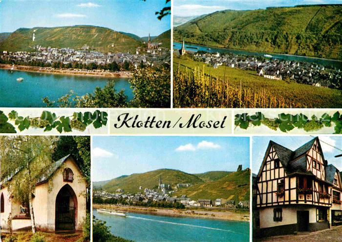 Klotten Moselpartie Kapelle Fachwerkhaus