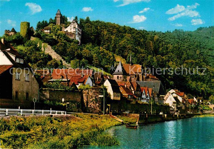 Hirschhorn Neckar mit Schloss