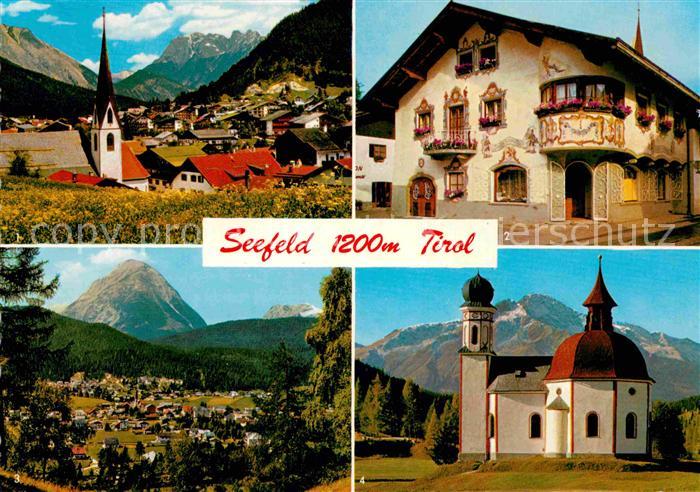 Seefeld Tirol mit Wettertein und Karwendel Schmuckkastl Hohe Munde Seekirchl