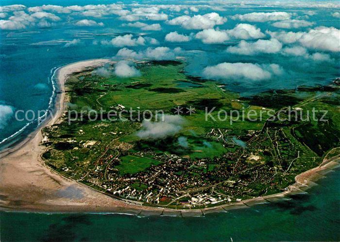 BORKUM Nordseebad Niedersachsen Fliegeraufnahme