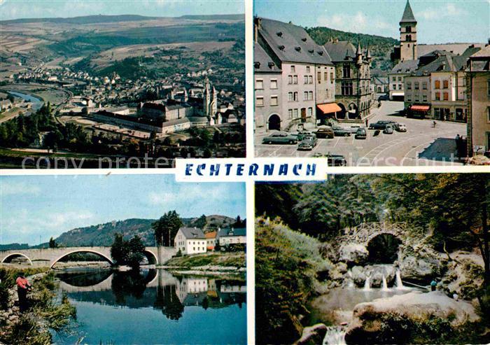 Echternach Panorama Bruecken Marktplatz