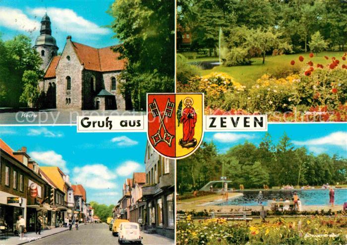 Zeven Niederlande Kirche Stadtpark Langestrasse Schwimmbad