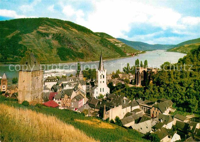 Bacharach Rhein Panorama