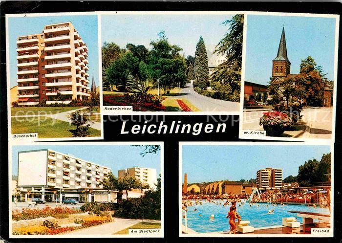 Leichlingen Rheinland Buescherhof Roderbirken Ev Kirche Am Stadtpark Freibad