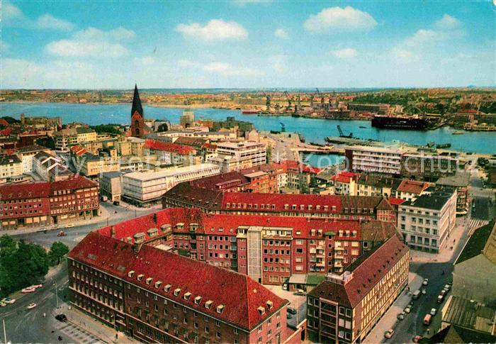 KIEL  CITY Blick auf Stadt und Hafen
