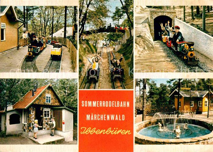 Ibbenbueren Sommerrodelbahn Maerchenwald Express Brunnen