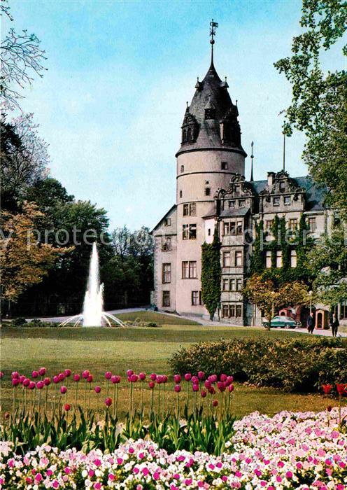 Detmold Fuerstl Residenzschloss Fontaene