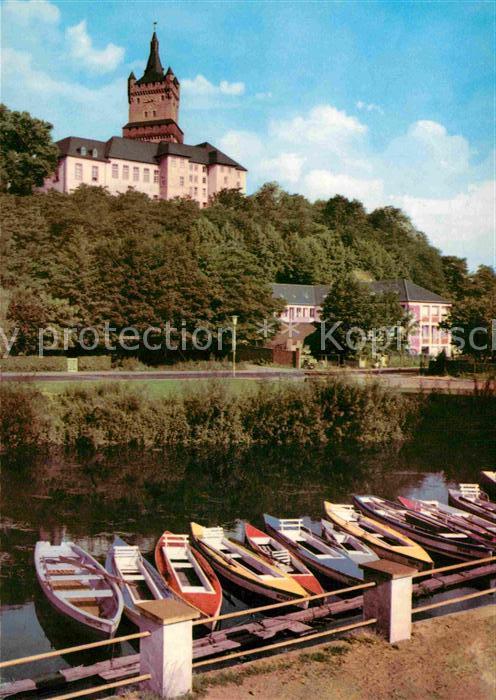 Kleve Schwanenburg Bootsliegeplatz