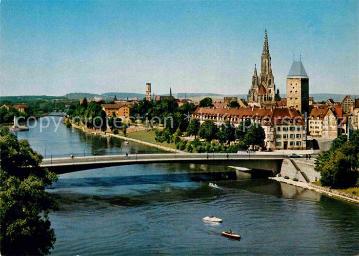 Ulm Donau Gaenstorbruecke Muenster