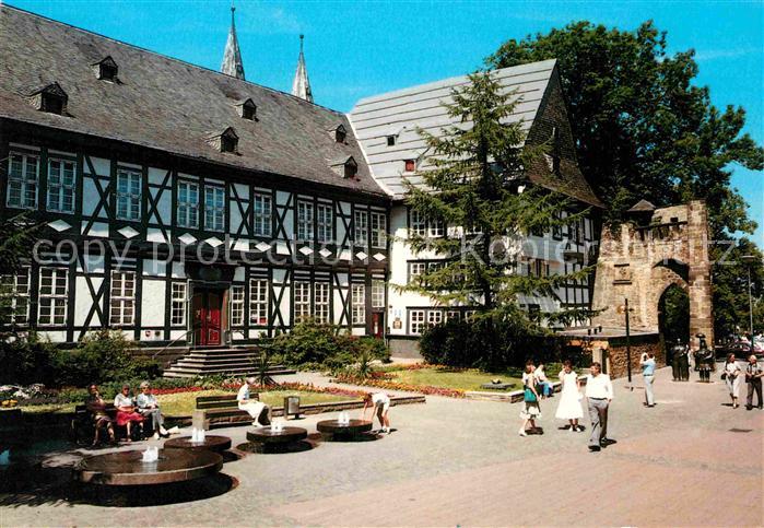 GOSLAR Harz Niedersachsen Am Rosentor mit Kloster Neuwerk