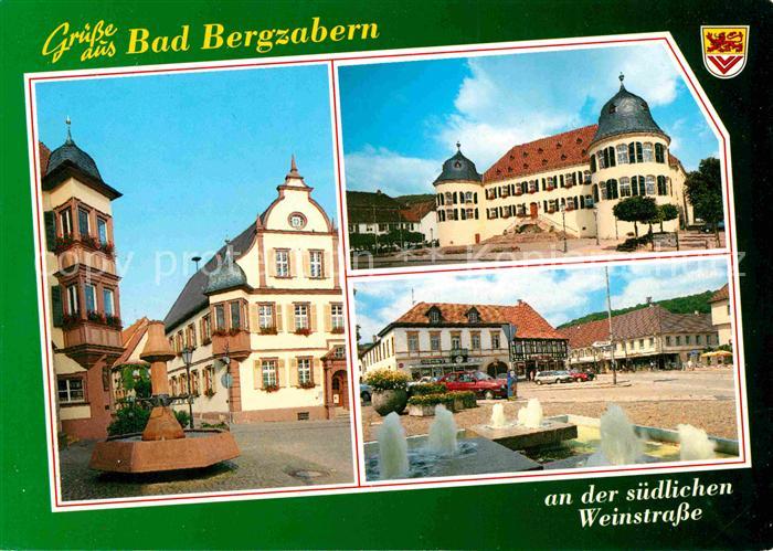 Bad Bergzabern Brunnen Rathaus Marktplatz