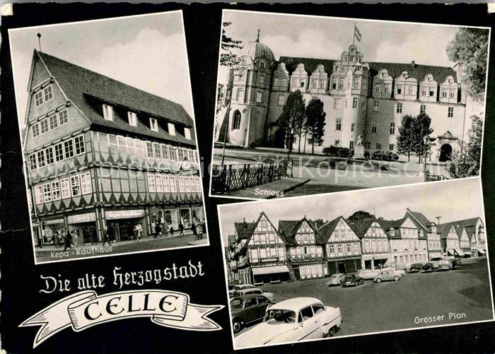 Celle Niedersachsen Kepa Kaufhaus Schloss Grosser Plan