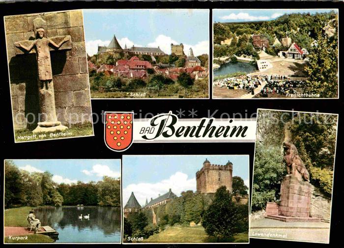 Bad Bentheim Herrgott von Bentheim Schloss Freilichtbuehne Kurpark Schloss Loewe
