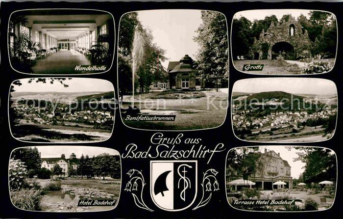 Bad Salzschlirf Grotte Wandelhalle Bonifatiusbrunnen Panorama