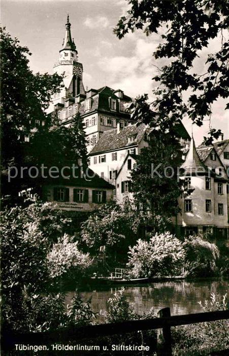 TueBINGEN BW Hoelerlinturm Stiftskirche