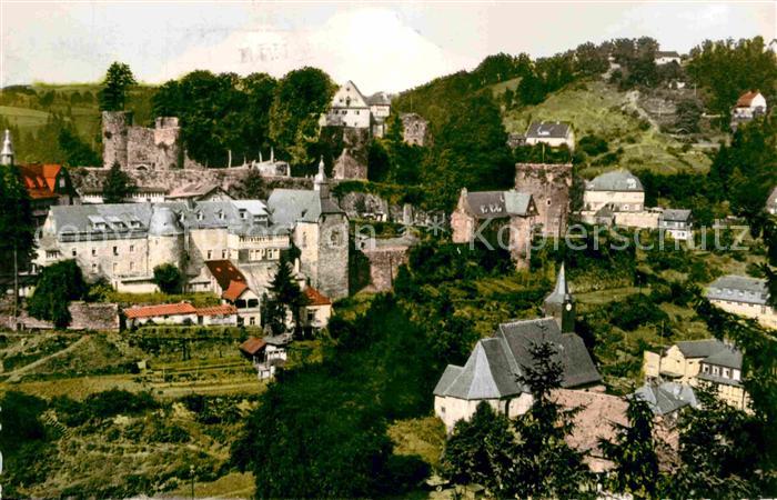 Monschau Montjoie NRW Burg mit Haller