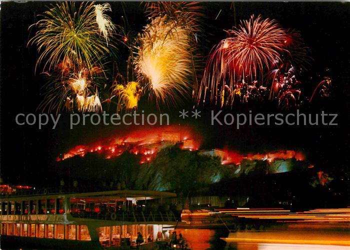 Koblenz Rhein Rhein in Flammen