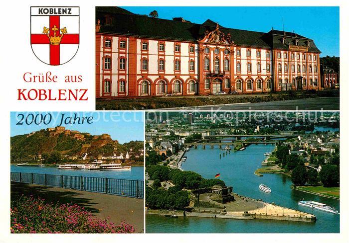 Koblenz Rhein Dikasterialgebaeude Deutsches Eck Festung