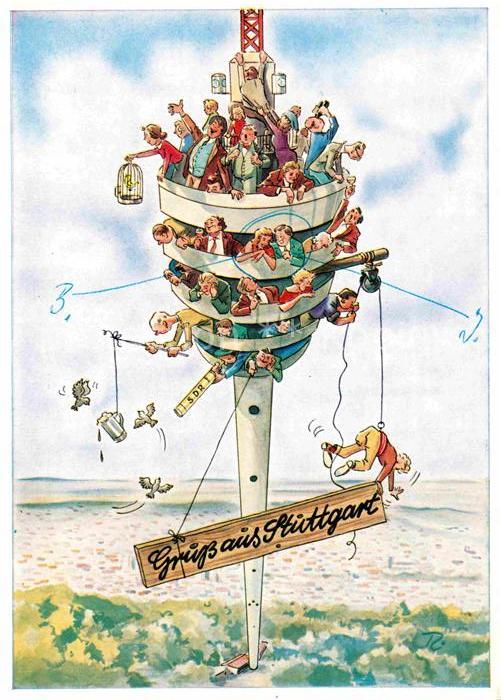 STUTTGART  CITY Fersehturm